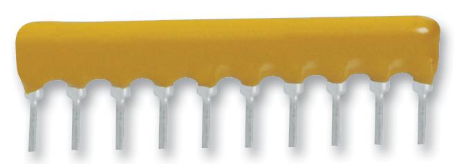 Bourns 4610X-104-221/331L Fixed Network Resistor 330 ohm 4600X Series 16 Elements Dual Terminator SIP 10 Pins