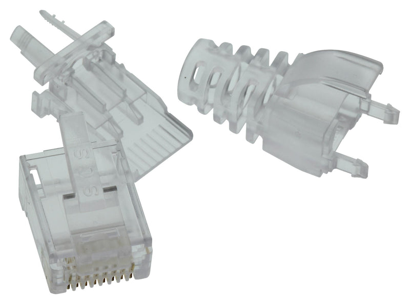Stewart Connector SS-39100-008 SS-39100-008 Modular RJ45 Plug 1 x (Port) 8P8C Cat6 Cable Mount