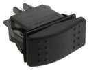Carling Technologies VLBAS00C-AZC00-000 Rocker Switch Dpdt 15A 24V Black