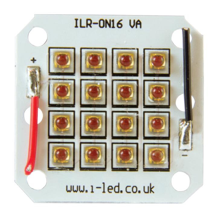 Intelligent LED Solutions ILR-OO16-NUWH-SC211-WIR200. Module Oslon Square 16+ Powercluster Series Board + Neutral White 4000 K 4480 lm New