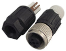 Phoenix Contact SACC-M12FS-4QO-034-M Sensor Connector M12 Female 4 Positions IDC / IDT Socket Straight Cable Mount