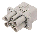 TE Connectivity T2080062201-100 T2080062201-100 Heavy Duty Connector HQ Insert 6+PE Contacts H8A Receptacle