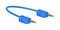Staubli 28.0039-030-23 Test Lead PVC 2mm Stackable Banana Plug 60 VDC 10 A Blue 300 mm
