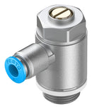 Festo GRLA-3/8-QS-6-D 1-WAY Flow Ctrl Valve QS-6-G3/8 10BAR