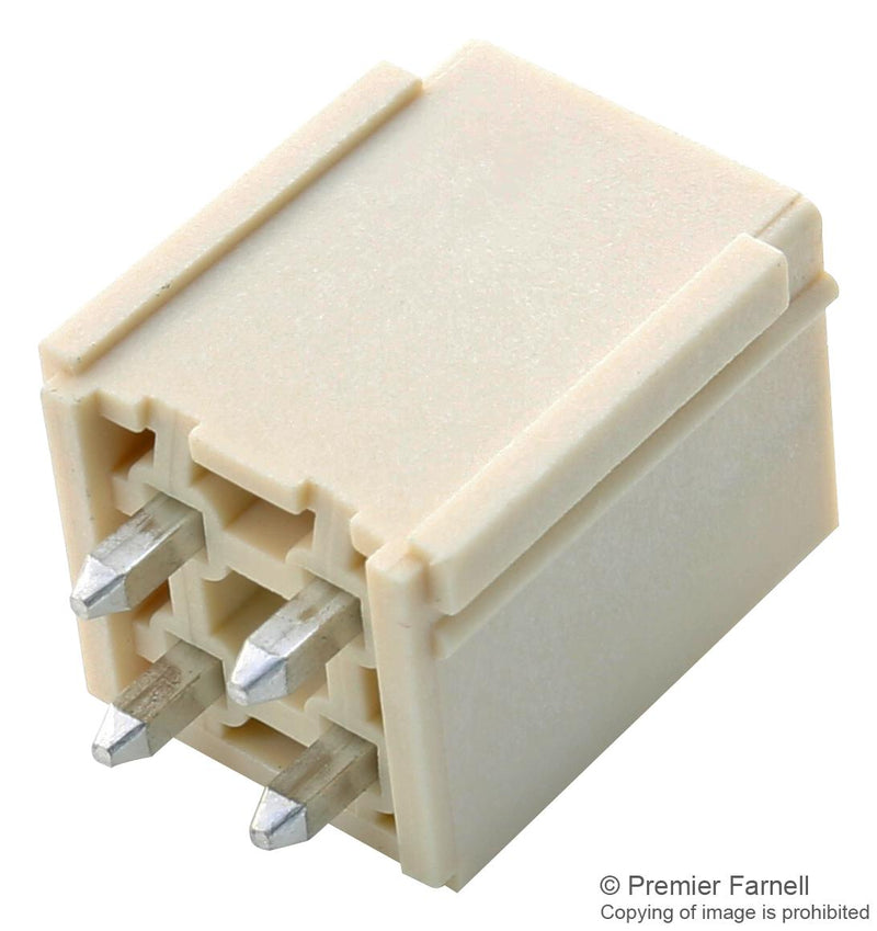 Molex 87427-0444 87427-0444 Pin Header Power Wire-to-Board 4.2 mm 2 Rows 4 Contacts Through Hole Straight