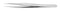 IDEAL-TEK 0.SA Tweezer Precision Straight Pointed Stainless Steel 120 mm