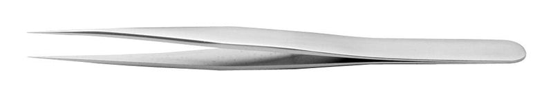 IDEAL-TEK 0.SA Tweezer Precision Straight Pointed Stainless Steel 120 mm