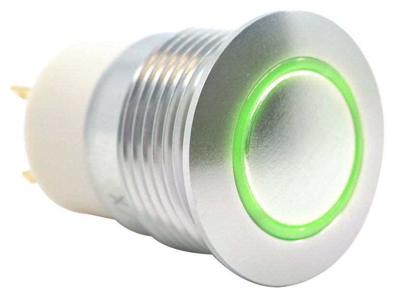 E-SWITCH PVA6LRE21231 Vandal Resistant Switch PVA6L Series 16 mm SPST-NO DM Off-On Round Transparent New