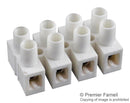 Multicomp MC001833 Panel Mount Barrier Terminal Block 2 Row 8 Ways 22 AWG 10 12 mm 41 A
