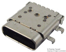 TE CONNECTIVITY 2129691-1 USB Connector, Hybrid, USB Type C, USB 3.1, Receptacle, 24 Ways, Surface Mount, Through Hole Mount