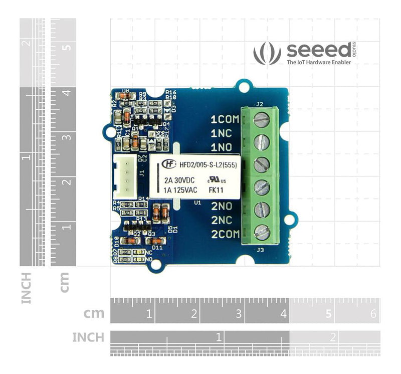 Seeed Studio 103020010 Relay Module Latching 2 Coil Arduino Board