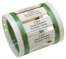 Raychem - TE Connectivity D-SCE-1K-9.5-50-9 Wire Marker Heat Shrinkable Sleeve PO (Polyolefin) White 9.53mm x 50mm