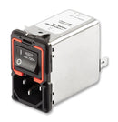 Schaffner FN9289B-10-06 Filtered IEC Power Entry Module C14 Medical 10 A 250 VAC 2-Pole Switch
