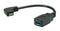Roline 11.02.9031 USB Cable OTG Type A Receptacle C Plug 150 mm 5.9 &quot; 3.0 Black