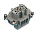Harting 09 33 016 2702 Heavy Duty Connector 16+PE Less Contacts Han E Insert 17 16B Receptacle