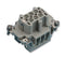 Harting 09 33 016 2702 Heavy Duty Connector 16+PE Less Contacts Han E Insert 17 16B Receptacle