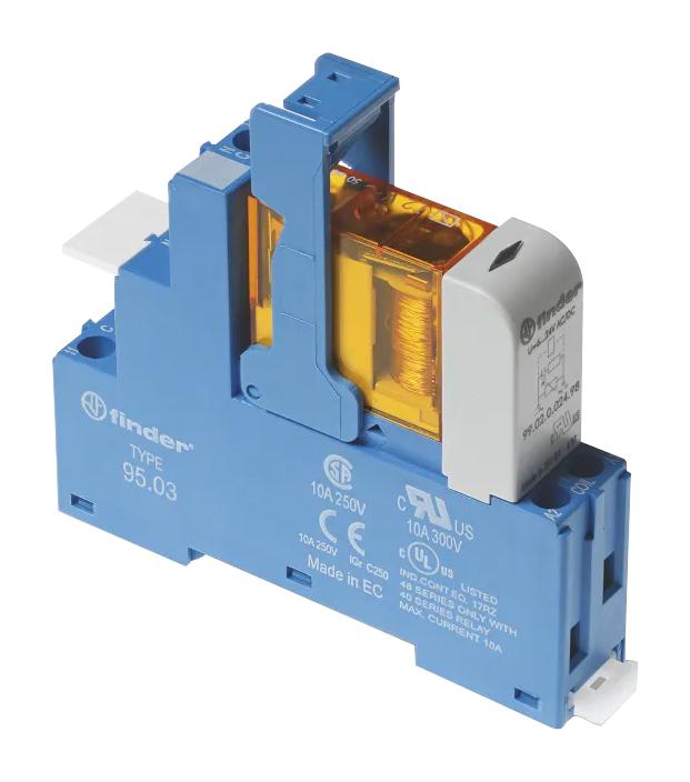 Finder 48.31.8.120.0060SPA 48.31.8.120.0060SPA Power Relay Spdt 120VAC 10A DIN Rail New