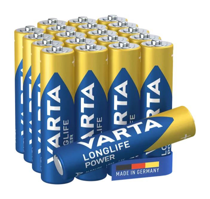 Varta 04903121492 Battery 1.5 V AAA Alkaline Raised Positive and Flat Negative 10.5 mm New
