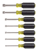 Klein Tools 631 Nut Driver Set Hollow Shaft Magnetic Metric 3 " 7 Piece