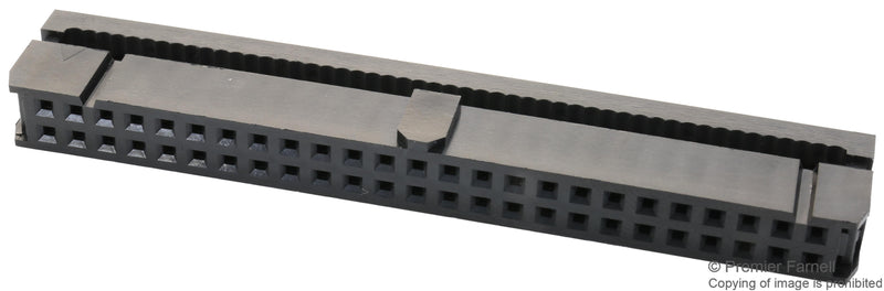 Multicomp PRO MC-254-50-00-00-IDC MC-254-50-00-00-IDC IDC Connector Receptacle Female 2.54 mm 2 Row 50 Contacts Cable Mount