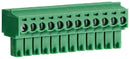 Camdenboss CTBP92HD/12 Pluggable Terminal Block 3.5 mm 12 Ways 28AWG to 16AWG 1 mm&Acirc;&sup2; Clamp 8 A