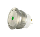 ITW Switches 48M-111G Industrial Pushbutton Switch Momentary Spring Return Green 48M-EM Series Round SPST-NO-DB