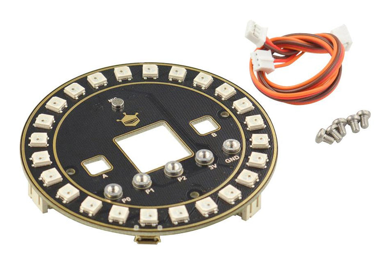 Dfrobot ROB0150 ROB0150 Micro Circular RGB LED Expansion Board WS2812 For BBC micro:bit Boards