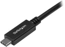 Startech USB31AC50CM USB Cable Type A Plug to C 500 mm 19.7 " 3.1 Black