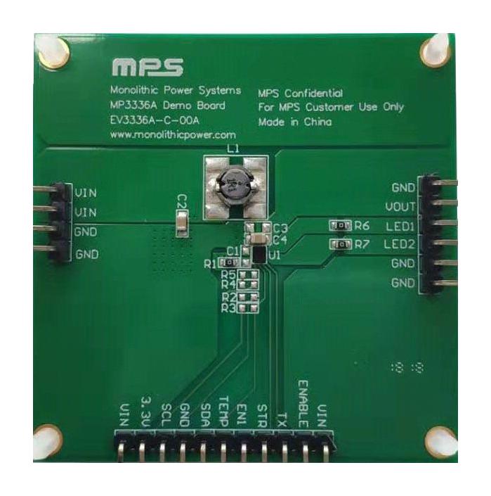 Monolithic Power Systems (MPS) EV3336A-C-00A Evaluation Board MP3336AGC Synchronous Boost (Step Up) PWM 2.7 V to 5.5 V/ 2 A Out New