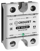 Crouzet Automation 84137010N Solid State Relay 25 A 280 VAC Panel Mount Screw Zero Crossing
