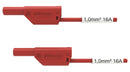 Schutzinger DI VSFK 8500 / SIL 1 200 RT DI Vsfk RT Test Patch Lead Banana&nbsp; 4mm Stackable Banana Plug Shrouded