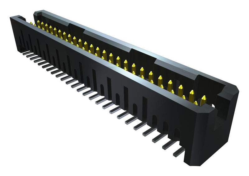 Samtec TFM-110-02-L-DH Wire-To-Board Connector 1.27 mm 20 Contacts Header TFM Series Surface Mount 2 Rows