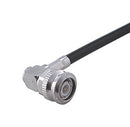 HUBER+SUHNER 16_TNC-50-3-111/133_NE RF / Coaxial Connector TNC Right Angle Plug Solder 50 ohm