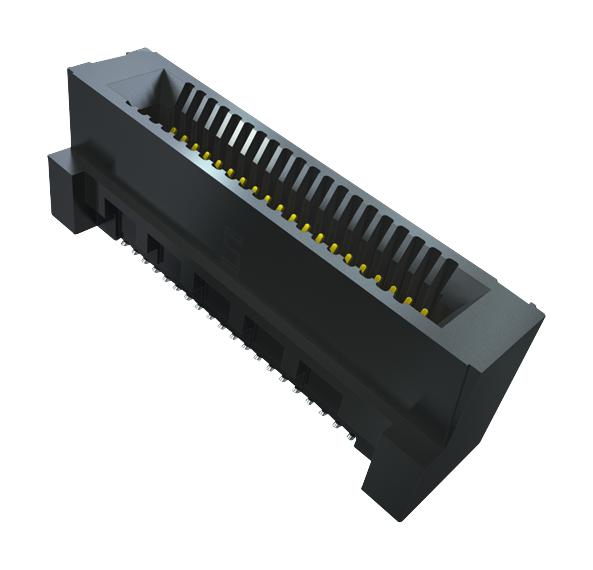 Samtec HSEC8-110-01-S-DV-A Connector HSEC8-DV Series 20 Contacts Card Edge 0.8 mm Receptacle Surface Mount