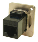 Cliff Electronic Components CP30222M3 CP30222M3 In-Line Adapter Cat6 M3 Hole RJ45 Adaptor FT Jack 8 Ways