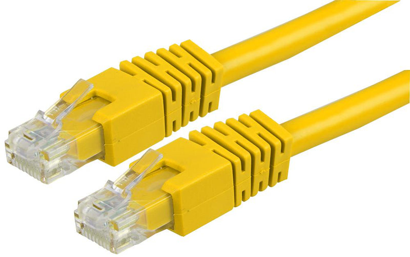 PRO Signal PS11160 Ethernet Cable UTP Patch Lead Cat6 RJ45 Plug to Yellow 500 mm