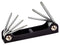 Multicomp PRO MP008581 Hex Key Set 7 Pieces T5/T6/T7/T8/T9/T10/T15 Metal Folding Tamper Star Wrenches