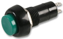 Multicomp PRO MCPS25A-6 MCPS25A-6 Pushbutton Switch 12 mm Spst On-Off Round Raised Green