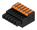 Weidmuller 2741600000 2741600000 Pluggable Terminal Block 5 mm 6 Ways 20AWG to 14AWG 2.5 mm&Acirc;&sup2; Snap In 26.8 A