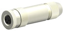 TE Connectivity T4010019031-000 Sensor Connector M8 Female 3 Positions Screw Socket Straight Cable Mount