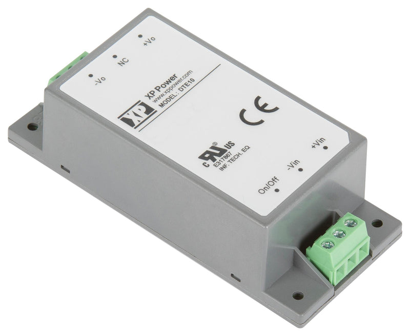 XP Power DTE1048D15 DTE1048D15 Isolated Chassis Mount DC/DC Converter ITE 4:1 10 W 2 Output 15 V 333 mA