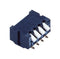 Nidec Copal Electronics CFP-0412TB DIP / SIP Switch 4 Circuits Piano Key Surface Mount 4PST-NO 6 V 100 mA