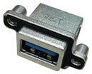 Amphenol ICC (COMMERCIAL PRODUCTS) MUSBR-3593-M0 USB Sealed Connector Vertical Rugged Type A 3.0 Receptacle 9 Position Panel Mount