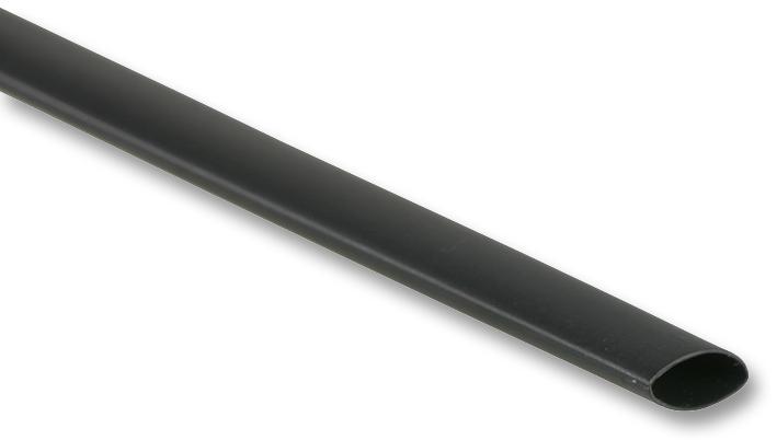 Multicomp PRO HS119-25 Adhesive Lined Heat Shrink Tubing 3:1 0.519 " 13.2 mm Black 32.8 ft 10 m