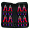 Duratool GPL-260 Eight Piece Polished CRV Precision Plier Set