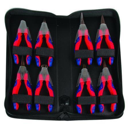Duratool GPL-260 Eight Piece Polished CRV Precision Plier Set