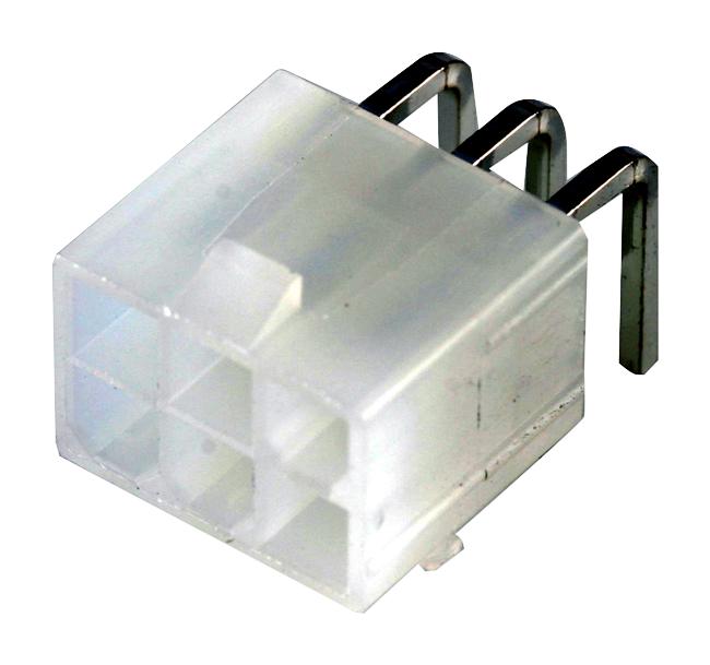 Molex 39-30-1062 Wire-To-Board Connector 4.2 mm 6 Contacts Header Mini-Fit Jr. 5569 Series Through Hole 2 Rows