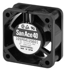 Sanyo Denki 109P0412H901 Axial Fan 12 VDC DC 40 mm 10 5.3 cu.ft/min 0.15 m&sup3;/min