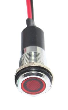 Mallory FL1M-12FW-1-R24V LED RED 12MM NUT 24VAC/DC STK &pound; 99AC2295