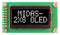 Midas MCOB20805AV-EWS Alphanumeric Oled 8 x 2 White on Black 5V SPI English Euro Japanese 5.56 mm